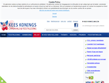 Tablet Screenshot of keeskonings.com